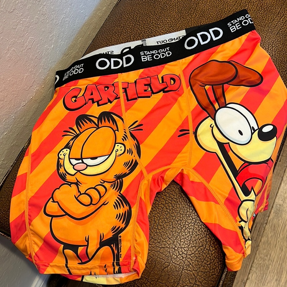 Odd Boxer Briefs Garfield the cat Premium Men’s Underwear Lightweight Fabric!